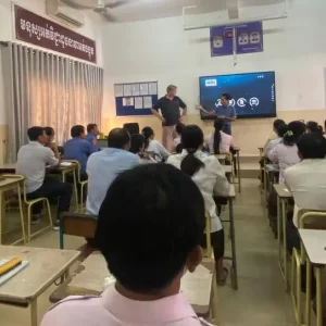 A training session at Santhormuk HS, Phnom Penh