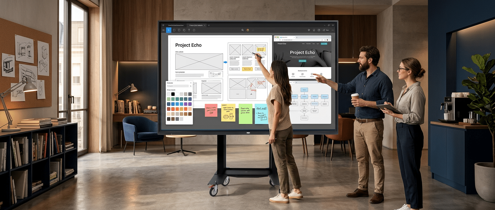 Large-Format Interactive Screens: Transforming Collaboration and ...